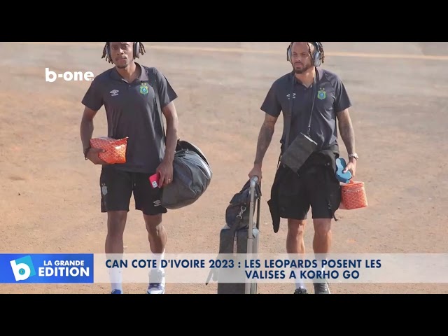 CAN cote d’ivoire 2023 : les léopards posent les valises à KORHO GO