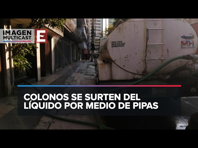 Polanco y otras colonias de la Miguel Hidalgo llevan días sin agua