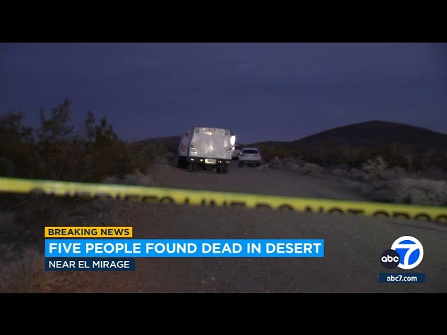 Questions mount after 5 found dead in SoCal desert