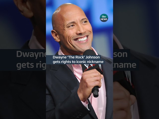 Wrestler Dwayne Johnson has been given the rights to his iconic nickname #itvnews #wrestling