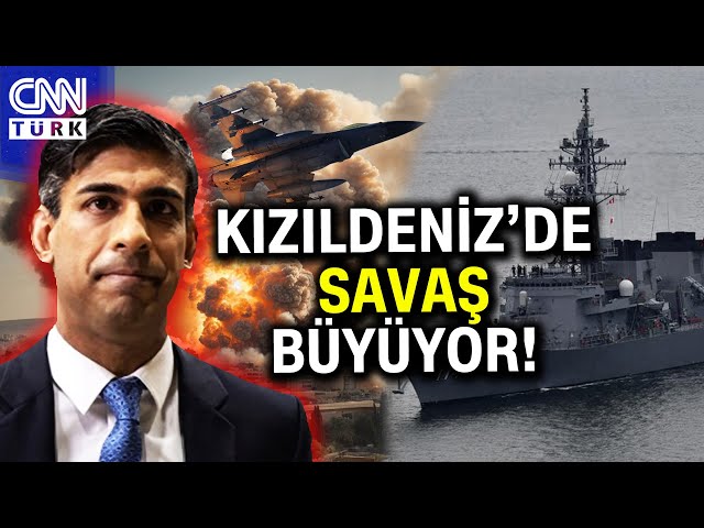 Savaş Büyüyor... ABD ve İngiltere'den Husilere Yeni Saldırı! #Haber