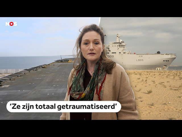 ⁣Dit varende ziekenhuis helpt gewonde Gazanen