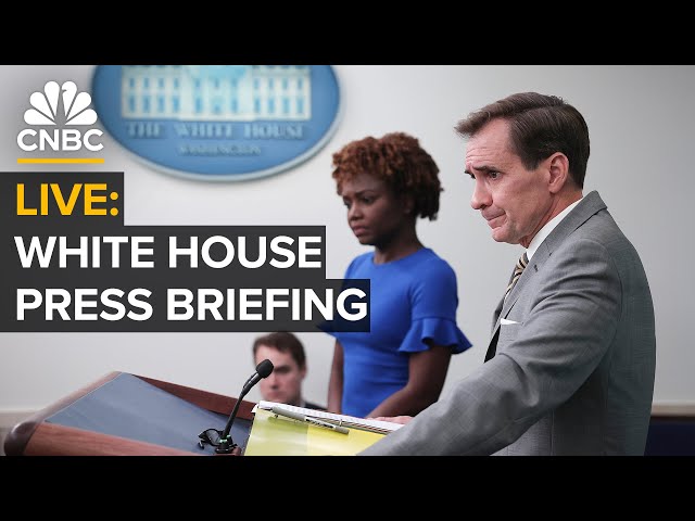 LIVE: White House press secretary Karine Jean-Pierre and NSC's John Kirby hold a briefing — 1/2