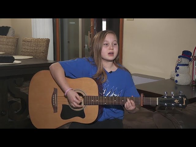 10-year-old musician dedicates song to Detroit Lions