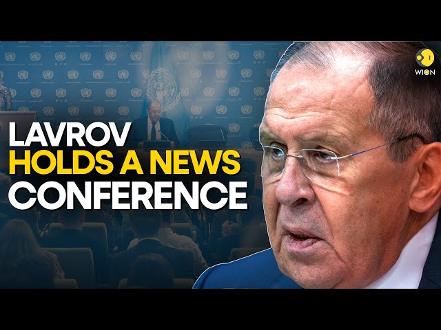 Lavrov LIVE: Lavrov holds a news conference United Nations | Russia News LIVE | WION LIVE | WION