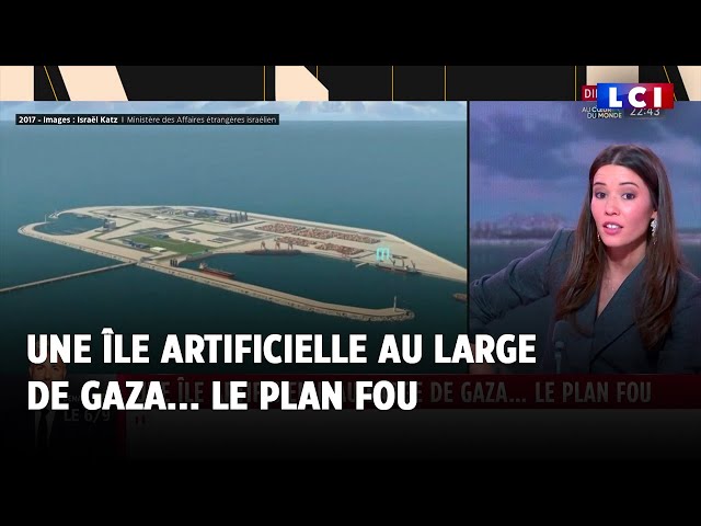 Une île artificielle au large de Gaza... le plan fou