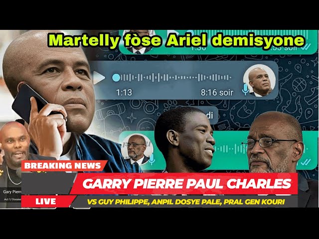 Guy Philippe Pran Towo A, Revolisyon An Fet Tout Bon, Martelly Fôse Ariel,