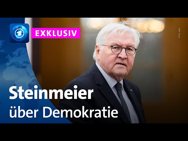 ⁣Bundespräsident Steinmeier: "Die Demokraten sind aufgestanden"