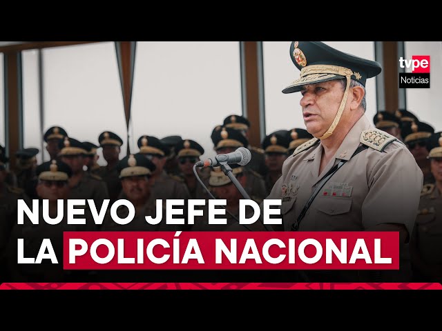 Víctor Zanabria, jefe de la PNP, expresó compromiso de combatir la delincuencia común y organizada