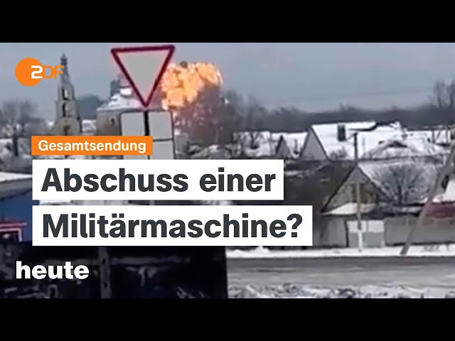 heute 19:00 Uhr vom 24.01.2024 Flugzeugabsturz in Russland, Bahnstreik, Streik in Argentinien