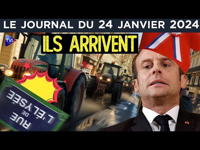 Agriculteurs : Macron face à l’embrasement ? - JT du mercredi 24 janvier 2024