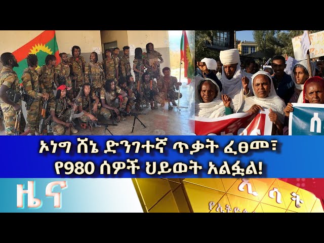 Ethiopia - ኦነግ ሸኔ ድንገተኛ ጥቃት ፈፀመ፣የ980 ሰዎች ህይወት አልፏል! Esat Amharic News Jan 24 2024