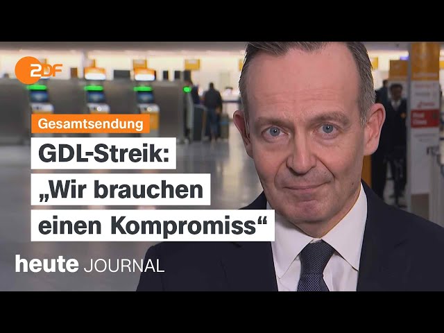 ⁣heute journal vom 24.01.2024 Wissing zu GDL-Streik, US-Wahlkampf, Flugzeugabsturz in Belgorod