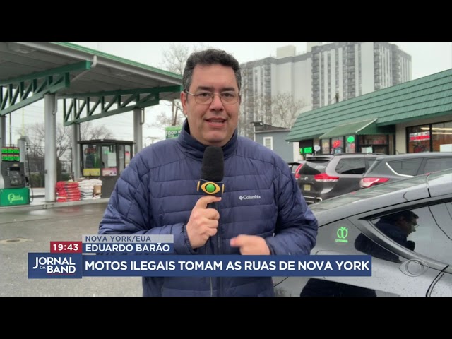 Motos ilegais tomam as ruas de Nova York