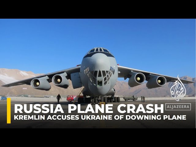 Russia accuses Ukraine of downing plane with 65 POWs on board