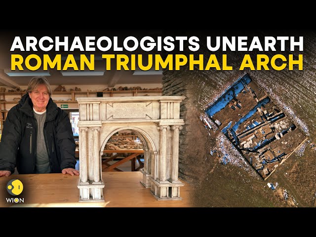 Roman triumphal arch unearthed by Serbian archaeologists | WION Originals