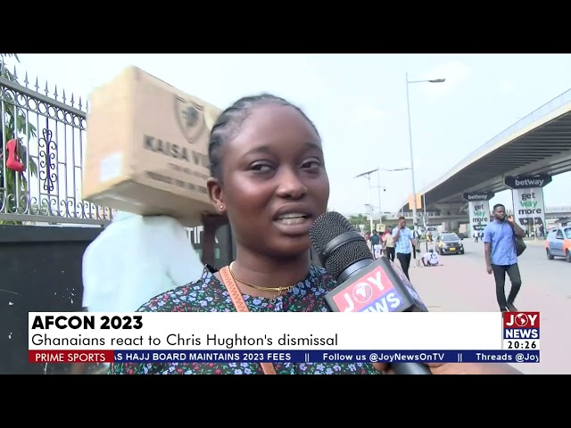 Ghanaians react to the dismissal of Chris Hughton as Head Coach | Prime Sports (24-1-24)