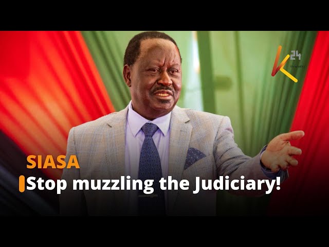 Odinga: Corruption is not in the Judiciary but executive