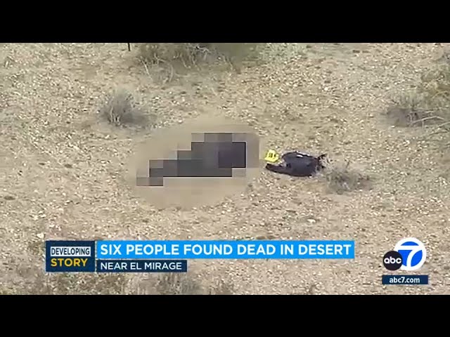 Bodies found in SoCal desert near vehicle riddled with bullet holes; bodies appeared to be burned