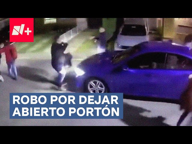 Asalto a familia al llegar a casa por dejar abierto portón en Puebla - N+