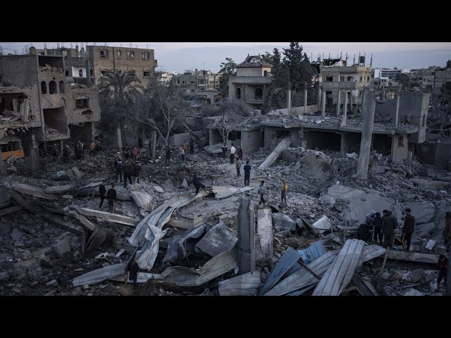 Mosque destroyed by strike in Gaza