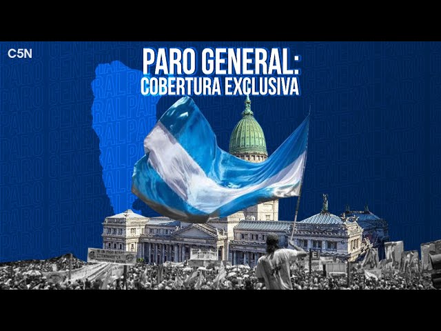 PARO GENERAL contra el PLAN ECONÓMICO de JAVIER MILEI: así se vivió la MARCHA al CONGRESO