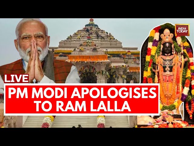 PM Modi Speech LIVE: PM Modi Live Speech At Ram Mandir | Ram Mandir Inauguration News | India Today