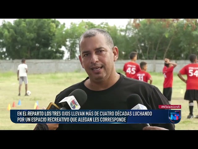 Residentes de Reparto los Tres Ojos luchan por un espacio recreativo