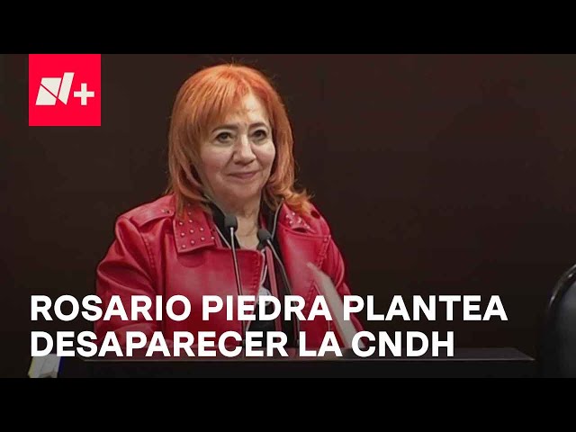 Rosario Piedra Ibarra presume logros de la CNDH;