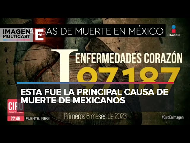 Inegi revela cuáles son las principales causas de muerte entre los mexicanos