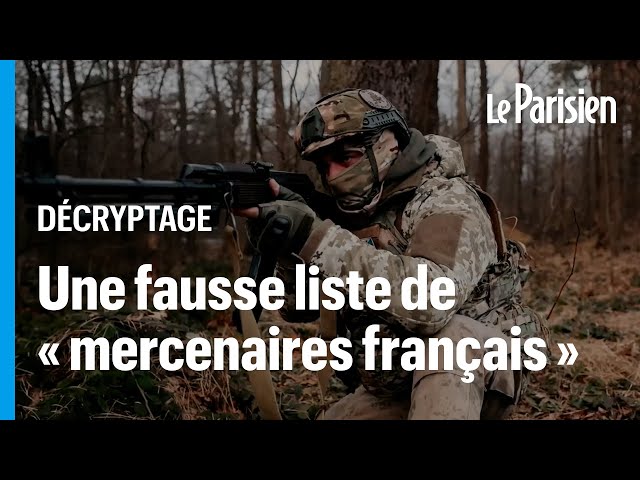 « C’est le storytelling du Kremlin» : la fausse liste des "mercenaires français" morts en 