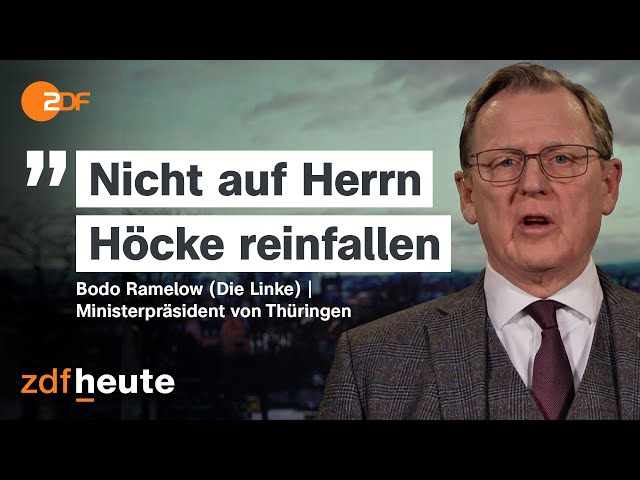 AfD in Thüringen: Wie Ramelow Protest-Wähler überzeugen will | Morgenmagazin