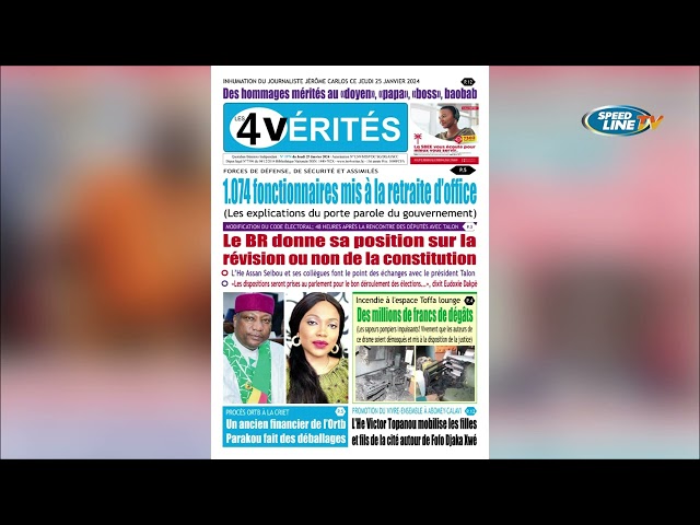 LA REVUE DES TITRES - 25 JAN 2024 - Romaric Dossa