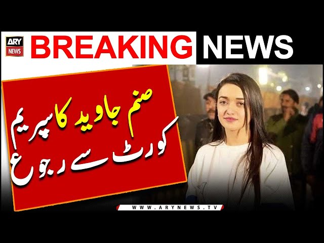 ⁣Sanam Javed approaches SC for participation in elections