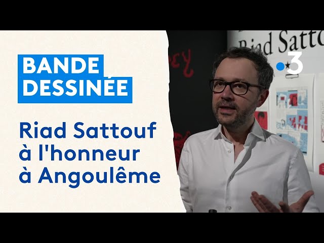 FIBD Angoulême 2024 : Riad Sattouf à l'honneur