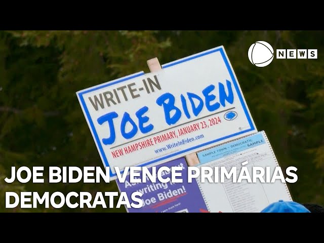 Joe Biden vence primárias democratas de New Hampshire