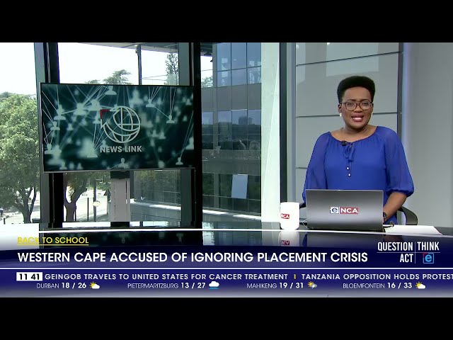 Back to school | Western Cape accused of ignoring placement crisis