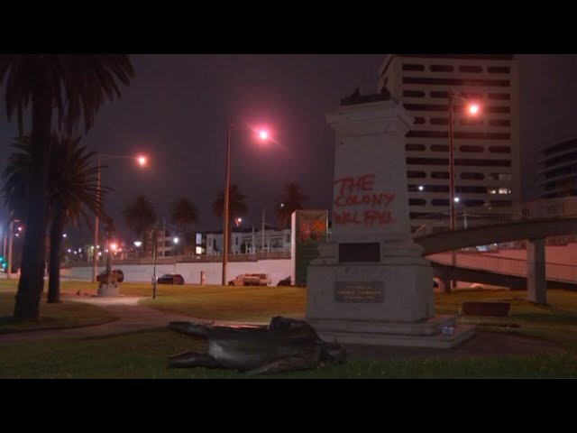 ‘Beautiful statement’: Small minority welcome destruction of Captain Cook statue