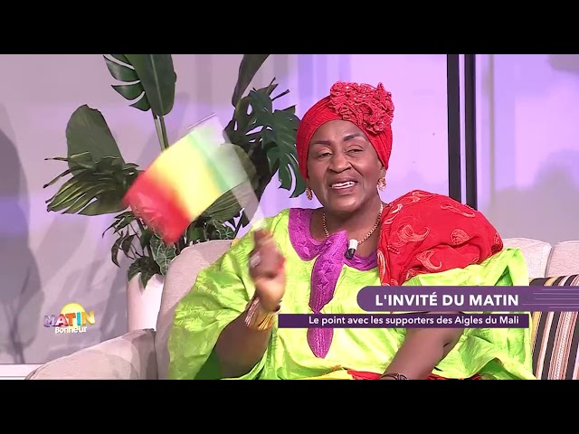 Matin bonheur du 25 janvier 2024| Angeval Thierry reçoit les supporters des aigles du Mali