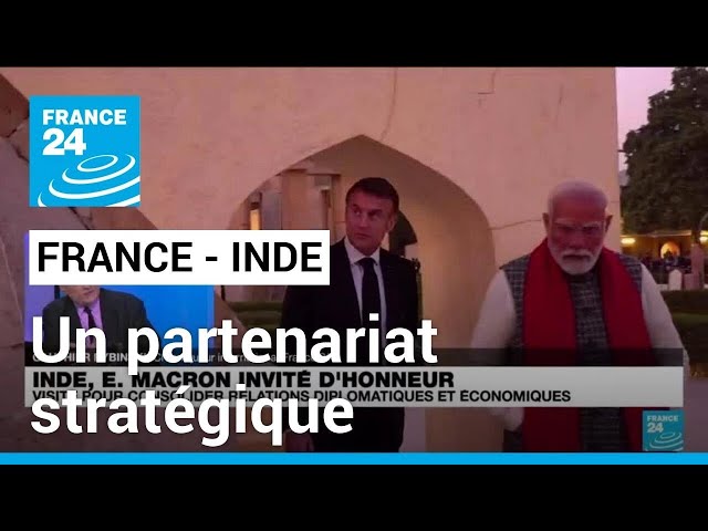 Emmanuel Macron en Inde : une convergence des intérêts • FRANCE 24