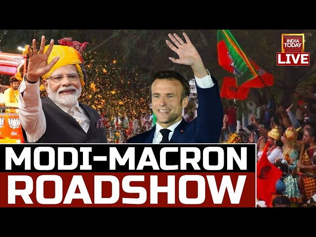 Modi-Macron Roadshow LIVE | PM Modi And Macron Roadshow In Jaipur | Republic Day | India Today LIVE