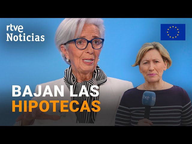 BCE: Mantiene los TIPOS de INTERÉS al 4,5% y aleja la POSIBILIDAD de BAJADA los PRÓXIMOS MESES |RTVE