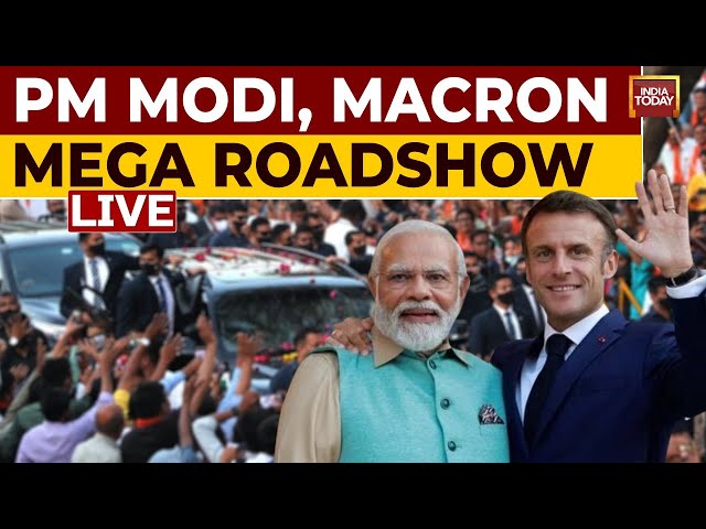 LIVE: PM Modi, French Prez Macron Hold Mega Roadshow In Jaipur | Republic Day | India Today LIVE