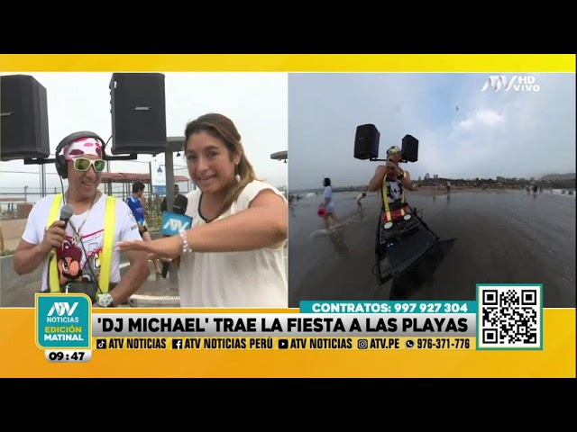 'DJ Movil' la rompe en las fiestas y playas de Lima