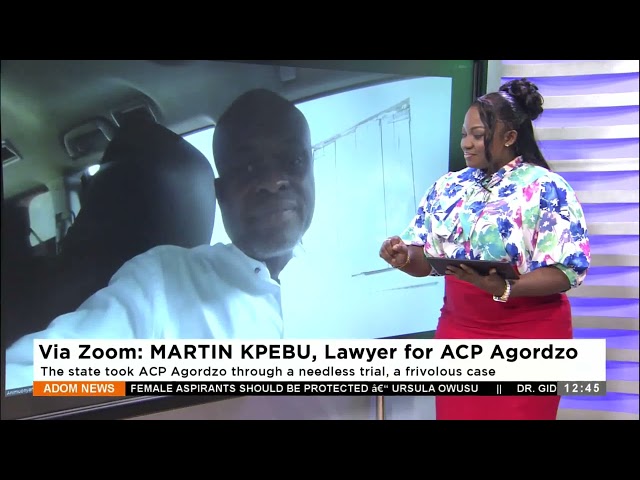 Lawyer for ACP Agordzo: The state took acp Agordzo through a needless trial, a frivolous case.