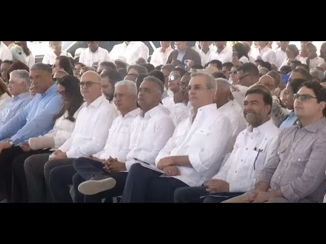 EN VIVO Inauguración Presa Monte Grande - Barahona