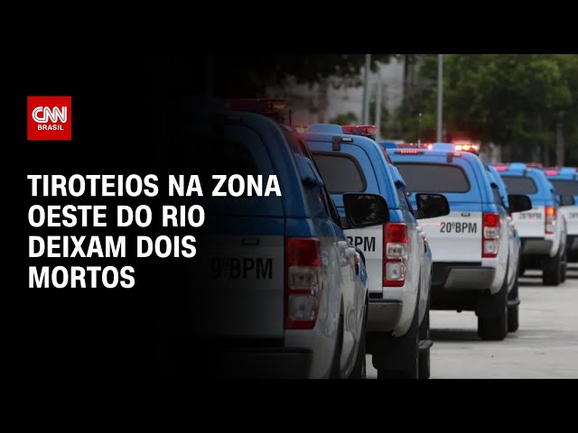 Tiroteios na Zona Oeste do Rio deixam dois mortos | BRASIL MEIO-DIA