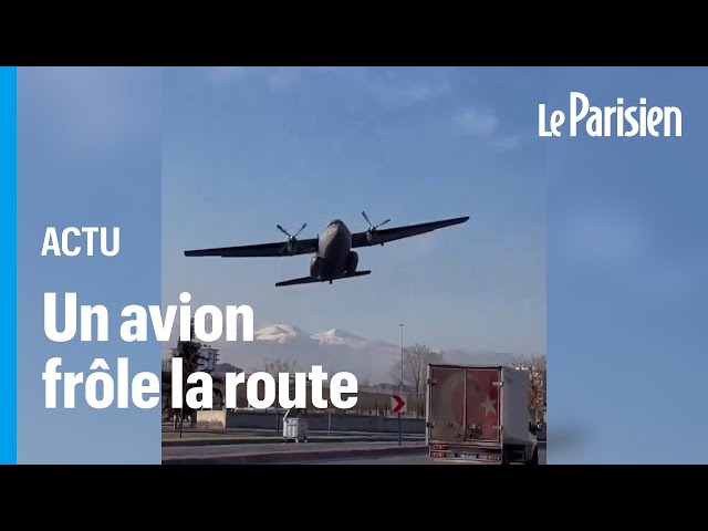 Un avion militaire turc effraie des automobilistes après un rase-mottes dû à un problème technique