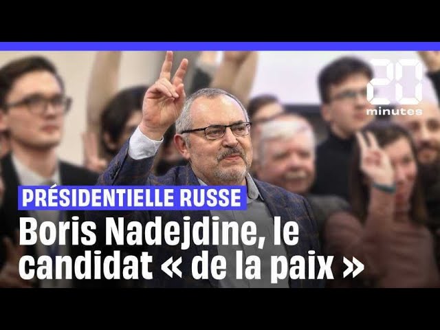 Boris Nadejdine, le candidat « de la paix » face à Poutine à la présidentielle russe 2024