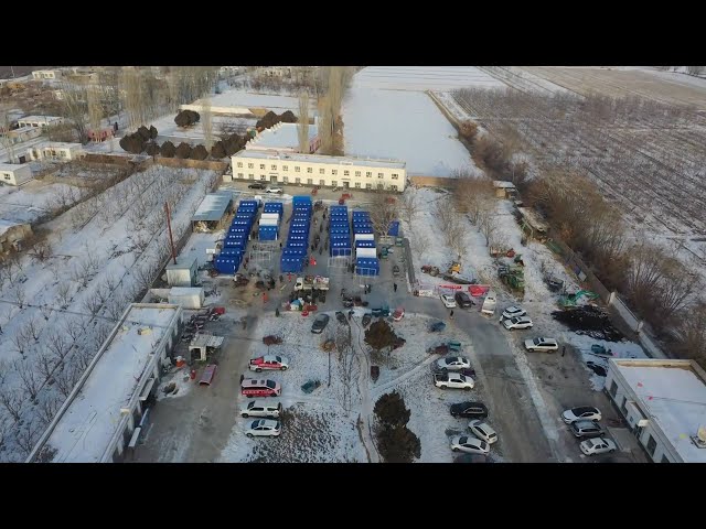 A visit to quake-hit areas in China's Xinjiang